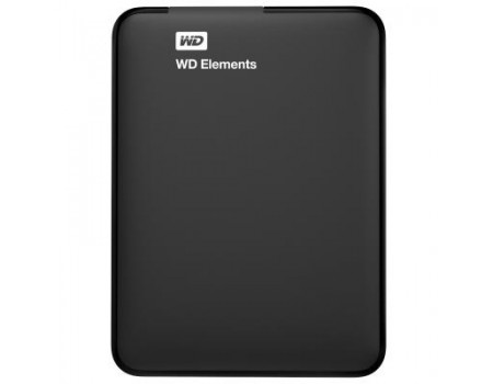 Зовнішній жорсткий диск 2.5" USB 1.0Tb WD Elements Black (WDBUZG0010BBK-WESN)
