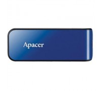 Флеш-Накопичувач USB 16GB Apacer AH334 Blue (AP16GAH334U-1)