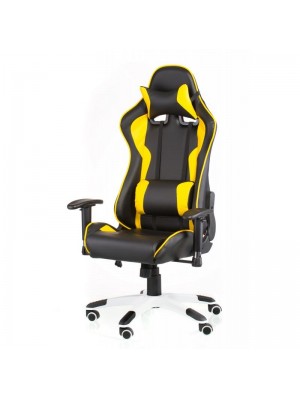 Кресло офисное Special4You ExtremeRace Black/Yellow (E4756)