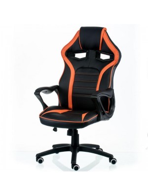 Кресло офисное Special4You Game Black/Orange (E5395)