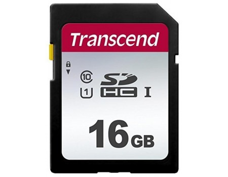 SDHC 16GB UHS-I Class 10 Transcend 300S (TS16GSDC300S)