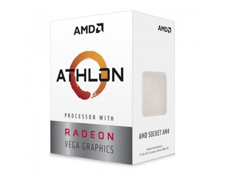 Процессор AMD Athlon 220GE 3.4GHz (5MB, Zen, 35W, AM4) Box (YD220GC6FBBOX)