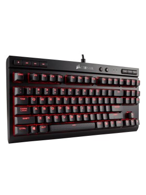 Клавіатура Corsair K63 RGB Cherry MX Red (CH-9115020-RU) Black USB