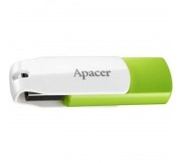 Флеш-Накопичувач USB 64GB Apacer AH335 White/Green (AP64GAH335G-1)
