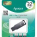 Флеш-накопитель USB3.2 32GB Apacer AH360 Metal Black (AP32GAH360A-1)