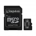MicroSDHC 32GB UHS-I Class 10 Kingston Canvas Select Plus R100MB/s + SD-адаптер (SDCS2/32GB)