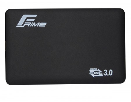 Внешний карман Frime SATA HDD/SSD 2.5", USB 3.0, Soft touch, Black (FHE30.25U30)