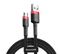 Кабель Baseus Cafule Micro USB 2.4A (1m) red/black