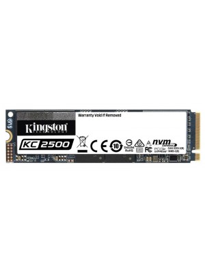 Накопитель SSD  500GB M.2 NVMe Kingston KC2500 M.2 2280 PCIe 3.0 x4 3D TLC (SKC2500M8/500G)