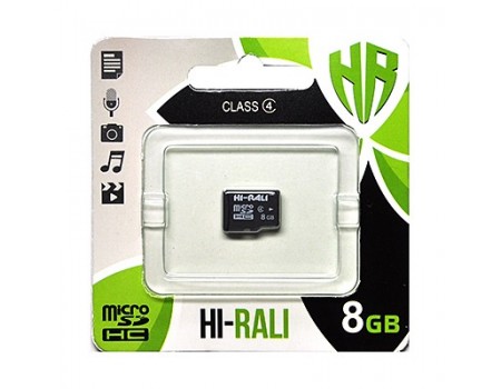 MicroSDHC   8GB Class 4 Hi-Rali (HI-8GBSDCL4-00)