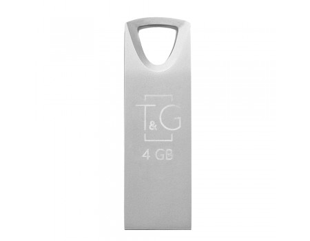 Флеш-накопичувач USB 4GB T&G 117 Metal Series Silver (TG117SL-4G)