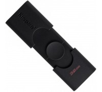 Флеш-накопитель USB3.2 32GB Type-C Kingston DataTraveler Duo Black (DTDE/32GB)