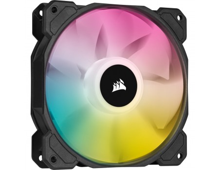 Вентилятор Corsair iCUE SP120 RGB Elite Performance (CO-9050108-WW), 120x120x25мм, 4-pin PWM, чорний