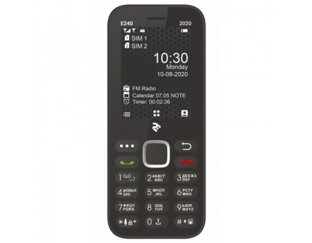 Мобільний телефон 2E E240 2020 Dual Sim Black (680576170026)