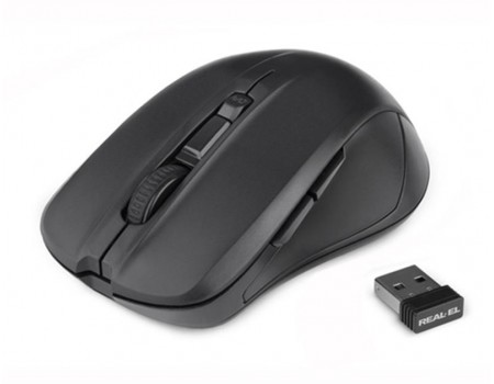 Миша бездротова REAL-EL RM-307 Black USB