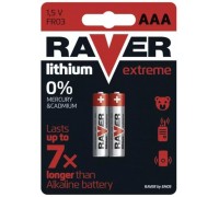 Батарейка Emos Raver AAA/FR03 BL 2шт