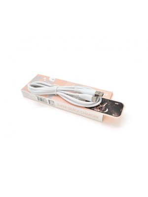 Кабель PZX V-169/19019 USB-USB-C, 5A, 1.2м White