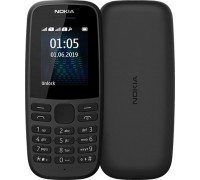 Мобільний телефон Nokia 105 2019 Single Sim Black (no charger)