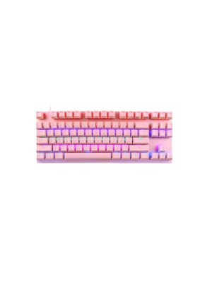Клавіатура Motospeed K82 Hot-Swap Outemu Blue Ukr (mtk82phsb) Pink USB