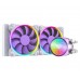 Система водяного охолодження ID-Cooling Pinkflow 240 Diamond Purple, Intel: 2066/2011/1700/1200/1151/1150/1155/1156, AMD: AM4, 274x120x27 мм, 4-pin