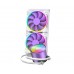 Система водяного охолодження ID-Cooling Pinkflow 240 Diamond Purple, Intel: 2066/2011/1700/1200/1151/1150/1155/1156, AMD: AM4, 274x120x27 мм, 4-pin