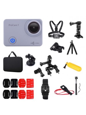 Экшн-камера AirOn ProCam 7 Touch с аксессуарами, набор лыжника 35в1 (4822356754796)