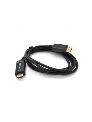 Кабель Veggieg (YT-C-DH-402 /19656) DisplayPort-HDMI, 1.5м, Black, пакет
