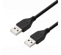 Кабель ProLogix (PR-USB-P-07-20-18m) USB 2.0 AM/AM, чорний, 1.8 м