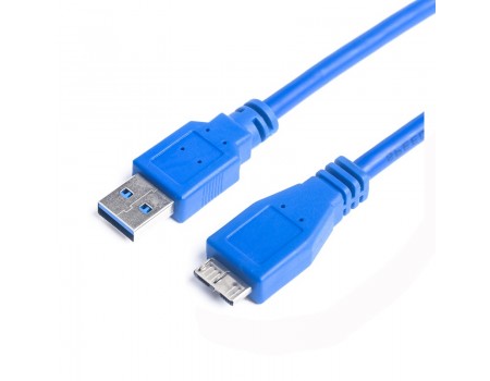 Кабель ProLogix (PR-USB-P-12-30-3m) USB 3.0 AM/MicroBM, синий, 3м