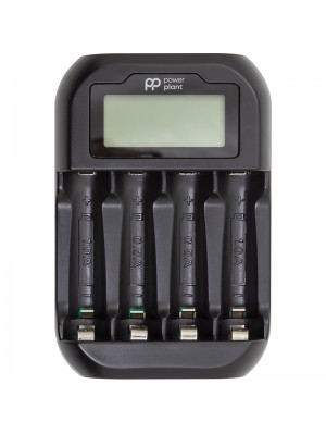 Зарядний пристрій для акумуляторів AA, AAA/ micro USB PowerPlant PP-UN4