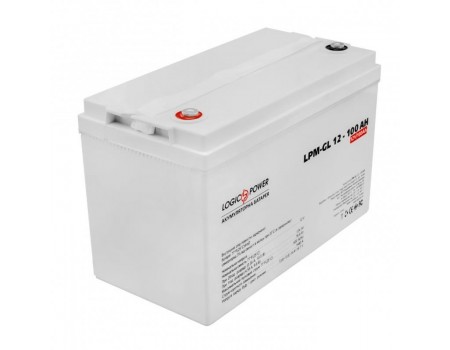 Акумуляторна батарея LogicPower 12V 100AH (LPM-GL 12 - 100 AH) GEL