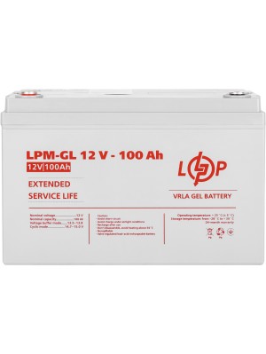 Аккумуляторная батарея LogicPower 12V 100AH (LPM-GL 12 - 100 AH) GEL