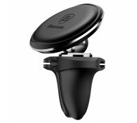 Холдер Baseus Magnetic Air Vent Car Mount Holder with cable clip Black