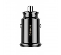 Автомобільний зарядний пристрій Baseus Grain 3.1A 2USB black