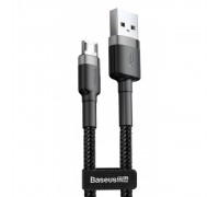 Кабель Baseus cafule Cable USB For Micro 1.5A 2M Gray + Black