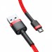 Кабель Baseus cafule Cable USB For Micro 1.5A 2M Gray + Black
