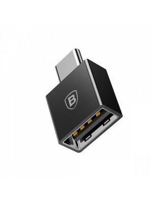 Переходник Baseus Exquisite USB to Type-C black