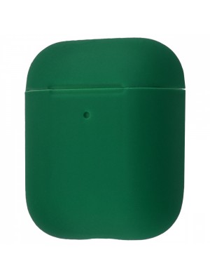 Чехол Silicone Case Slim for AirPods 2 midnight green