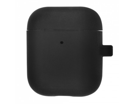 Чохол Silicone Case Slim with Carbine for AirPods 2 black
