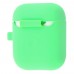 Чехол Silicone Case Slim with Carbine for AirPods 2 blue cobalt