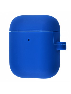 Чохол Silicone Case Slim with Carbine for AirPods 2 blue cobalt