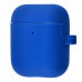 Чехол Silicone Case Slim with Carbine for AirPods 2 blue cobalt