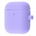 Чехол Silicone Case Slim with Carbine for AirPods 2 light purple