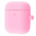 Чохол Silicone Case Slim with Carbine for AirPods 2 pink