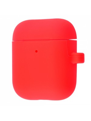 Чохол Silicone Case Slim with Carbine for AirPods 2 red