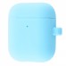 Чохол Silicone Case Slim with Carbine for AirPods 2 sky blue