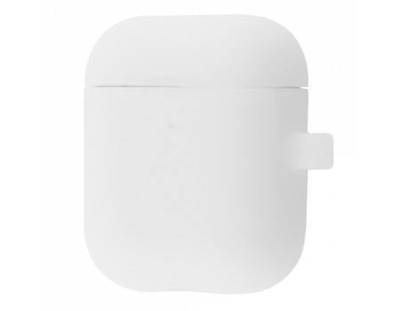 Чохол Silicone Case Slim with Carbine for AirPods 2 white