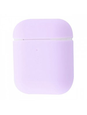 Чехол Silicone Case Ultra Slim for AirPods 2 light purple