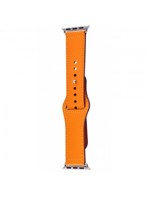 Ремешок Apple Watch Colourful Leather 42/44/45/49 mm orange