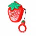 Чохол Fruits Case with Sparcles & Water for AirPods strawberry